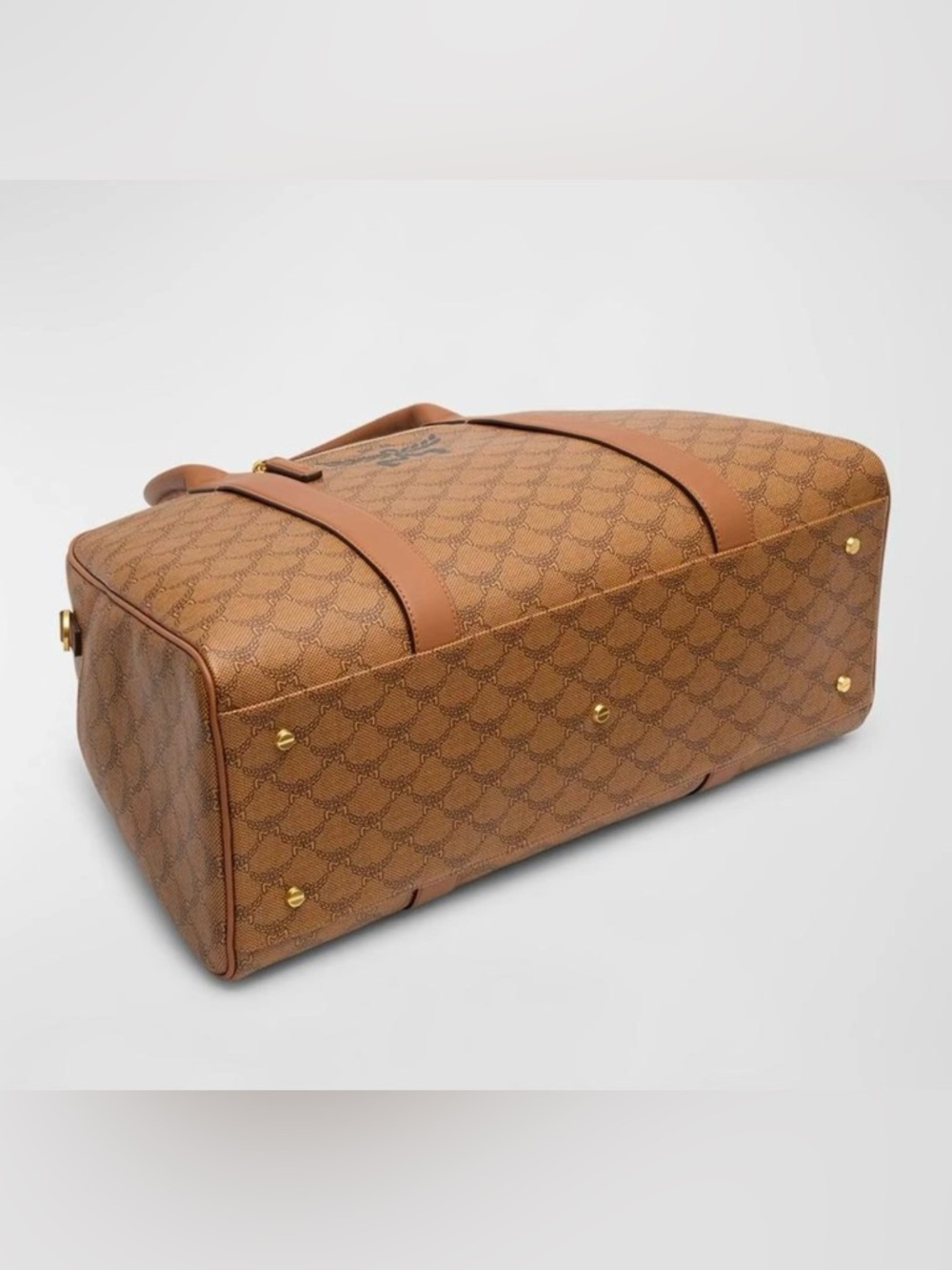 MCM Lauretos XL Ottmar Sports/Duffle/Weekender Bag in Cognac - Picture 7 of 16